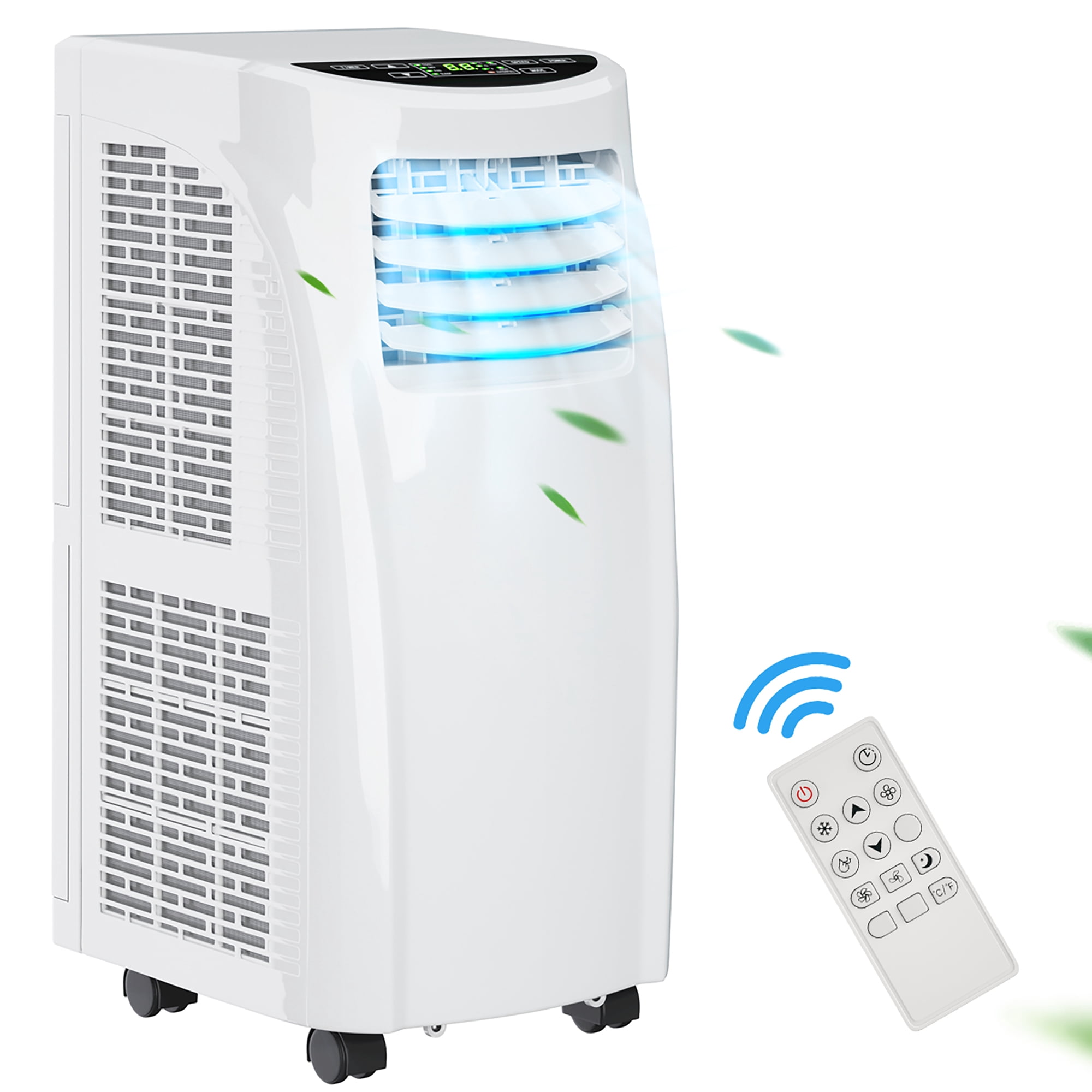 Costway 5500 BTU (8000 BTU ASHRAE) Portable Air Conditioner u0026 Dehumidifier  Function Remote w/ Window Kit - Walmart.com