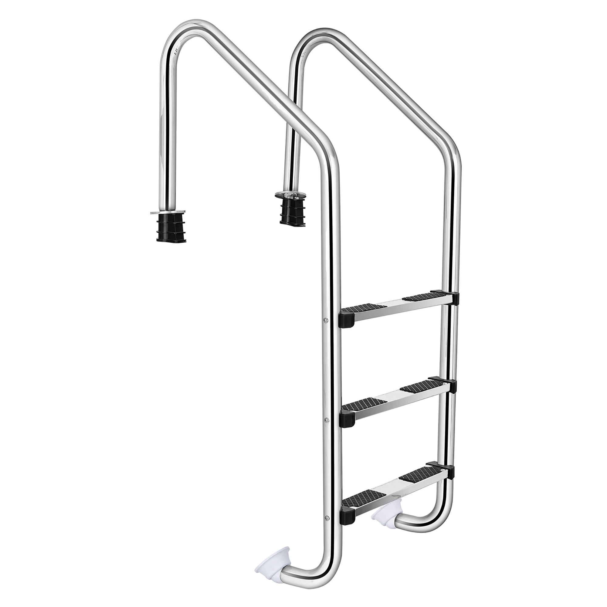 Costway Heavy Duty 3-Step Stainless Steel In-Ground Swimming Pool