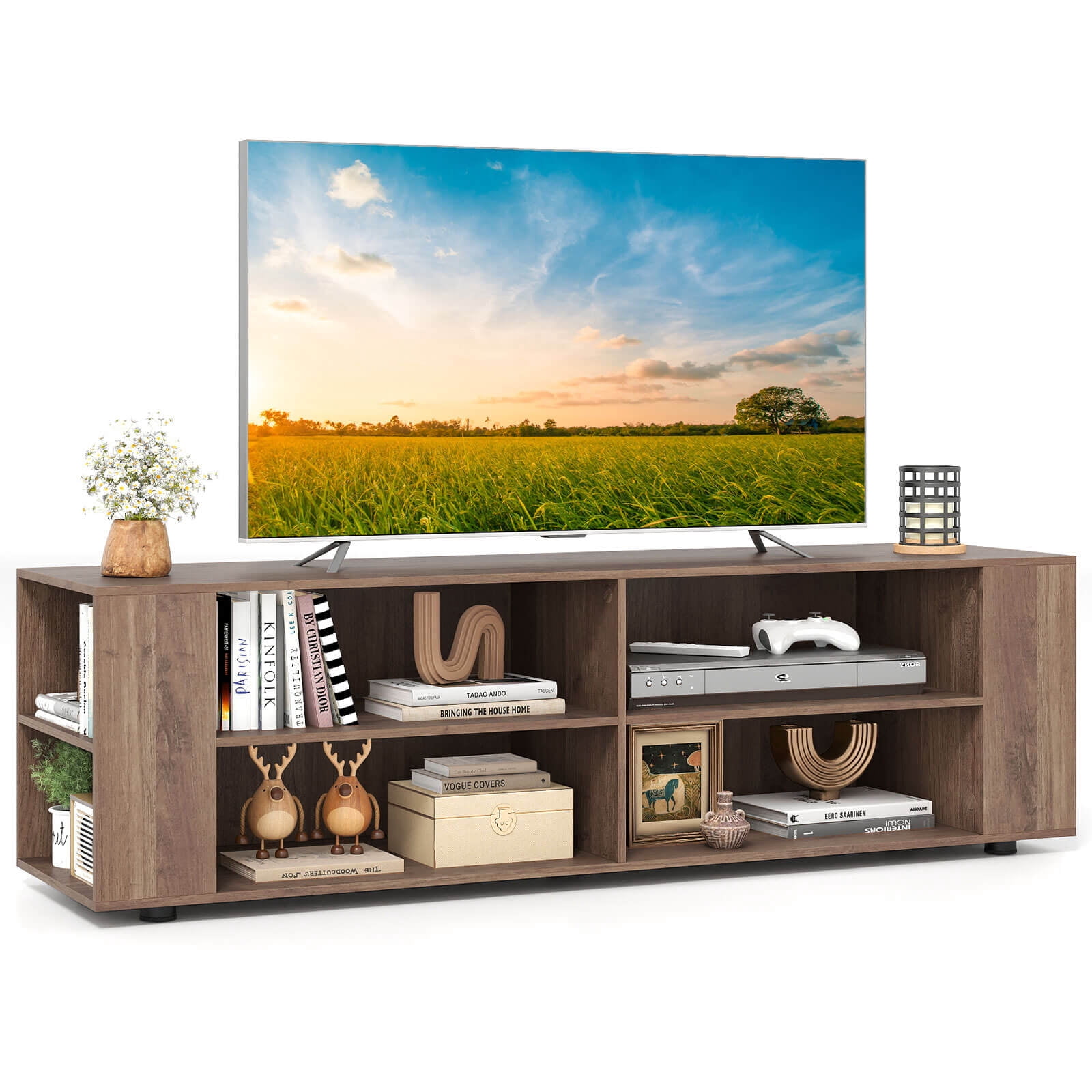 Costway-59-Wood-TV-Stand-