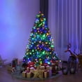 thumbnail image 1 of Costway 5Ft Pre-Lit Artificial Christmas Tree Hinged 150 LED Lights, 1 of 8