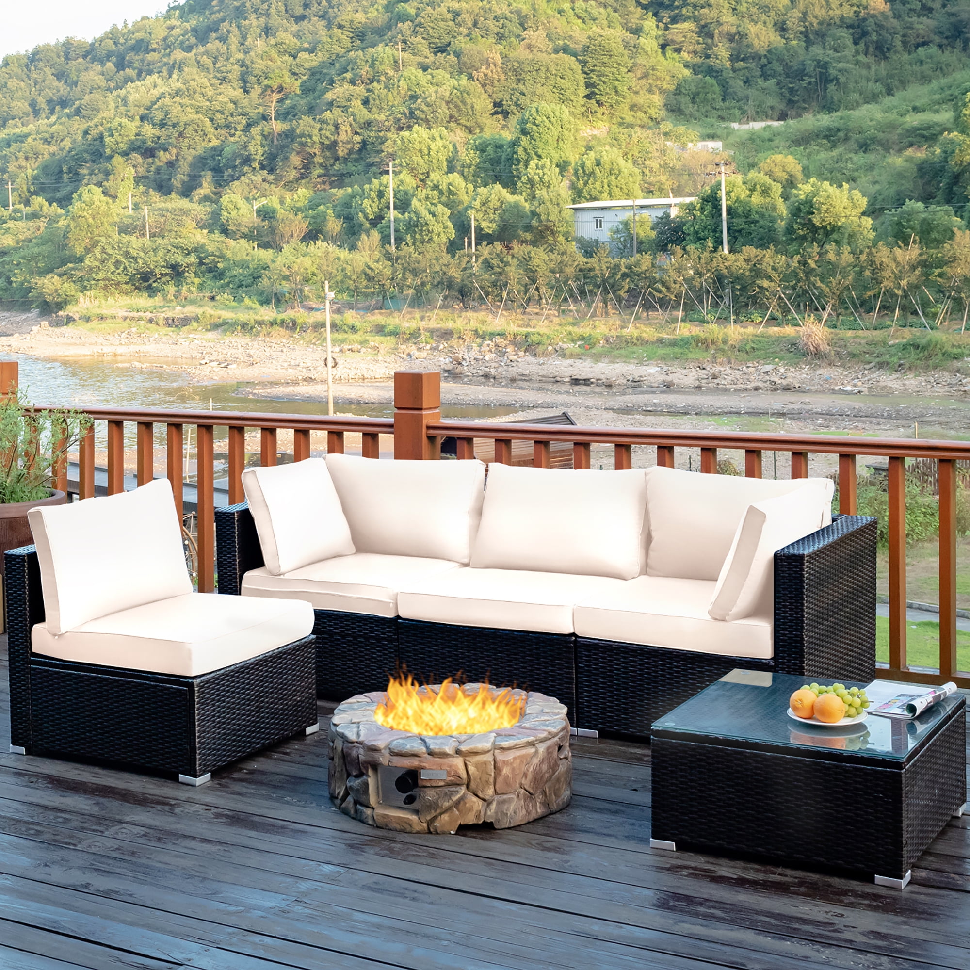 Jessica deals rattan corner sofa