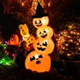 thumbnail image 1 of Costway 6.8FT Halloween Inflatable Pumpkin Combo Blow up Pumpkins w/ Witch’s Hat, 1 of 10