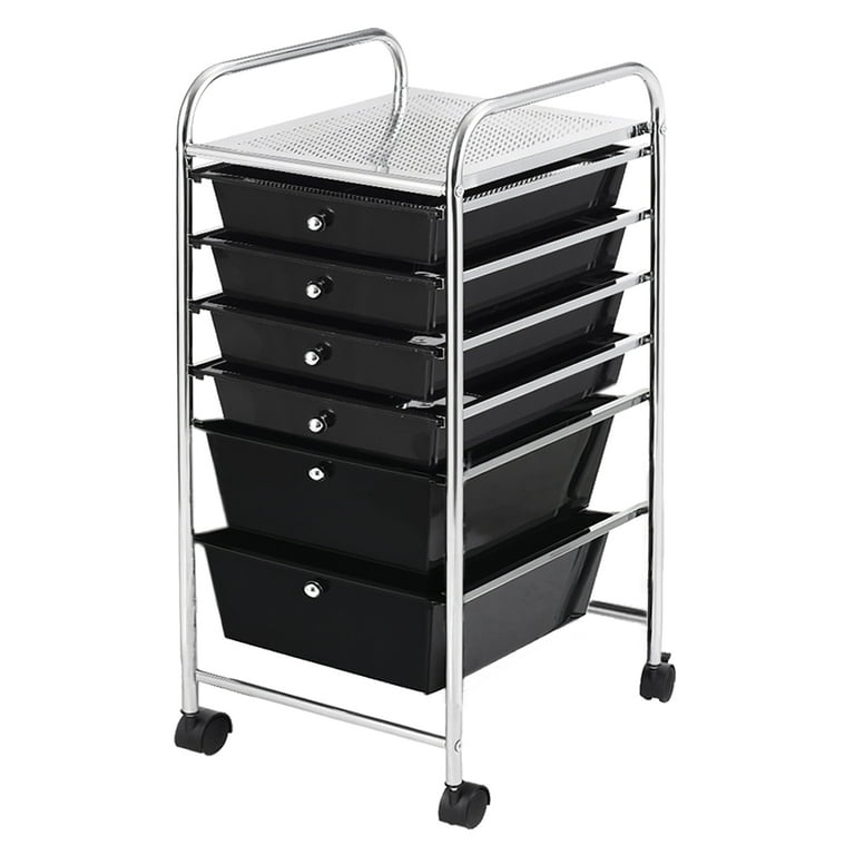 6-Drawer Rolling Storage Cart