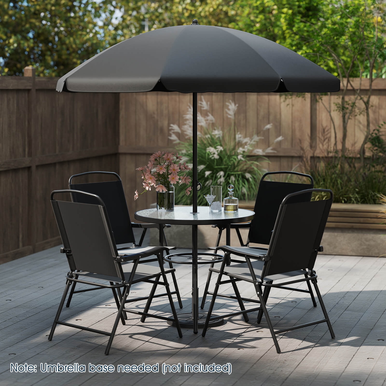 black patio umbrella at walmart Umbrella Walmart Outdoor Dining Furniture Outdoor Patio Dining Sets And  Chairs In Black And Blue Colors