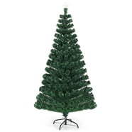Costway 7.5ft Pre-lit PVC Christmas Fir Tree 8 Flash Mode - Walmart.com