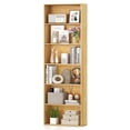thumbnail image 1 of Costway 6-Tier Bookshelf with Open Shelves, Anti-Tipping Kits for Living Room Bedroom Study Beige, 1 of 10