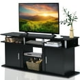 thumbnail image 1 of Costway 63'' TV Stand Entertainment Console Center W/ 2 Cabinets Up to 70'' Black, 1 of 10