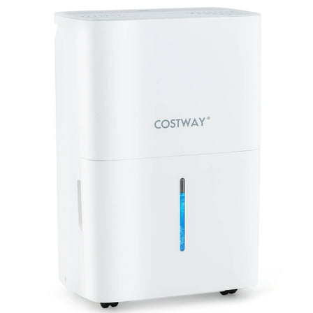 Costway 65 Pints Energy Star Dehumidifier with 2 Modes & 3 Fan Speeds 24-Hour Timer 5000 Sq. ft Coverage Area