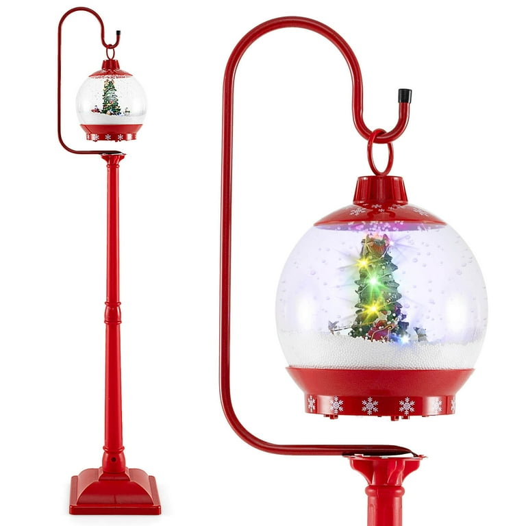 Costway 68 Inch Musical Christmas Street Lamp with Sound-Activated