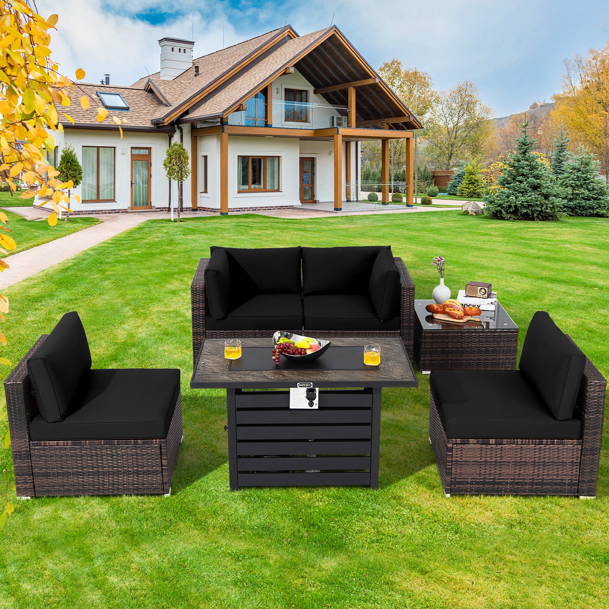Abreo rattan garden furniture hot sale