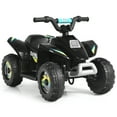 thumbnail image 1 of Costway 6V Kids Electric Quad ATV 4 Wheels Ride on Toy Toddlers Forward & Reverse Black, 1 of 9