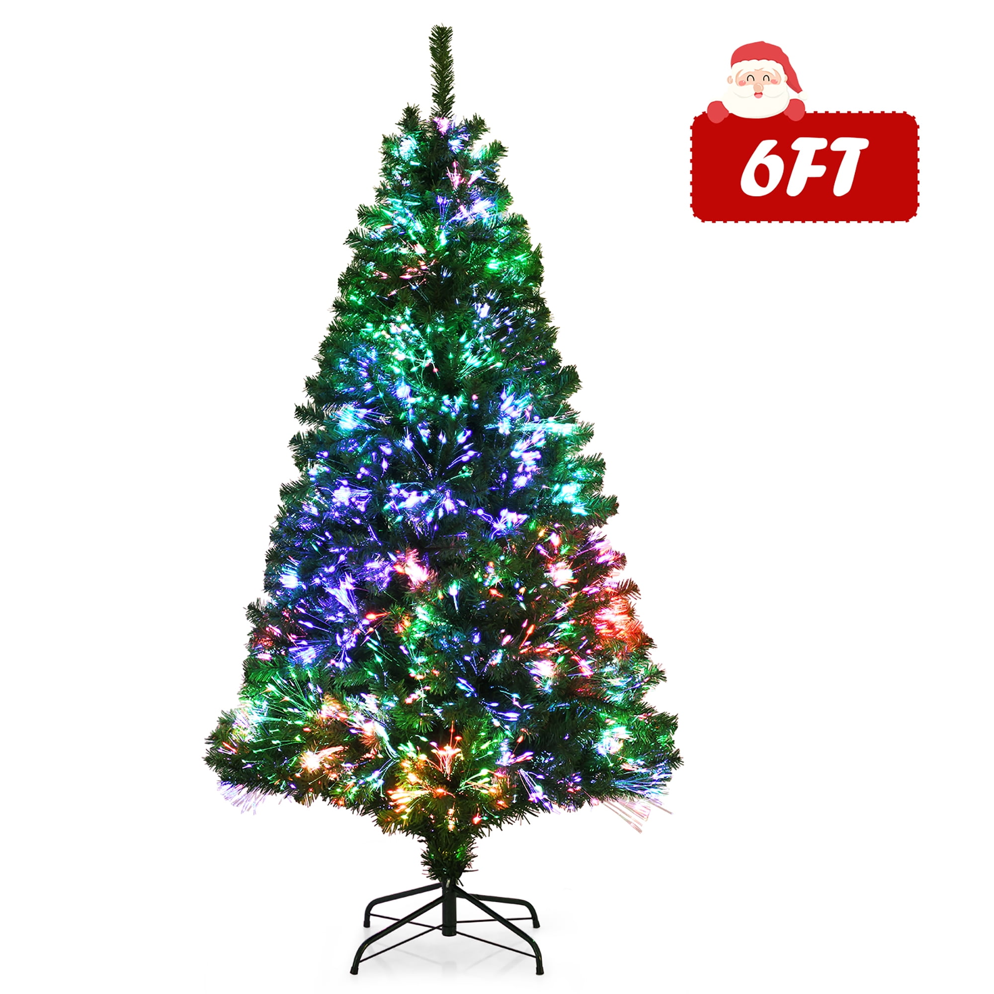 6ft fiber deals optic christmas tree