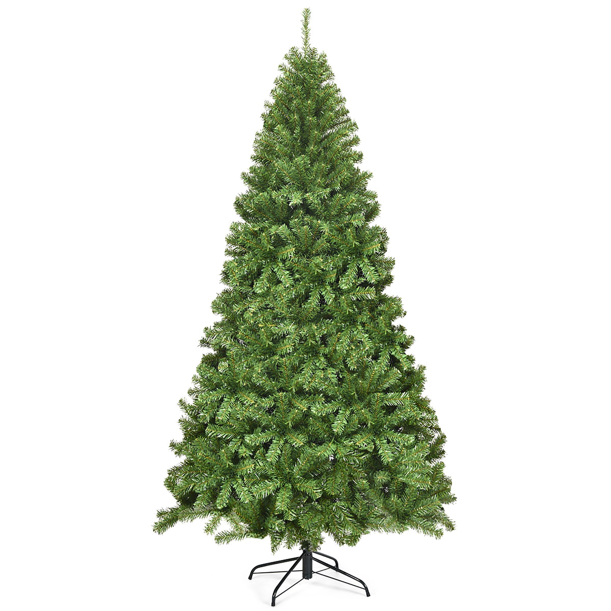 7.5-Foot Green PVC Christmas Tree with Metal Stand