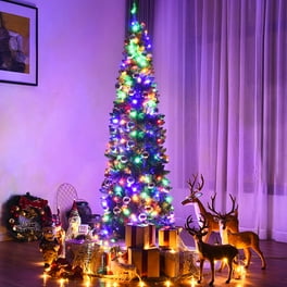 Northlight 6.5 Pre Lit Northern Pine Full Artificial Christmas Tree Multi Color Lights Walmart