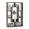 thumbnail image 1 of Costway 7-Cube Geometric Bookshelf with Anti-Toppling Device Modern Open Bookcase Grey, 1 of 11