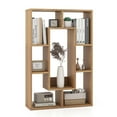 thumbnail image 1 of Costway 7-Cube Geometric Bookshelf with Anti-Toppling Device Modern Open Bookcase Natural, 1 of 10
