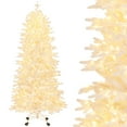thumbnail image 1 of Costway 7 FT Artificial Xmas Tree with 1880 PE PVC Branch Tips 900 Warm White LED Lights, 1 of 10