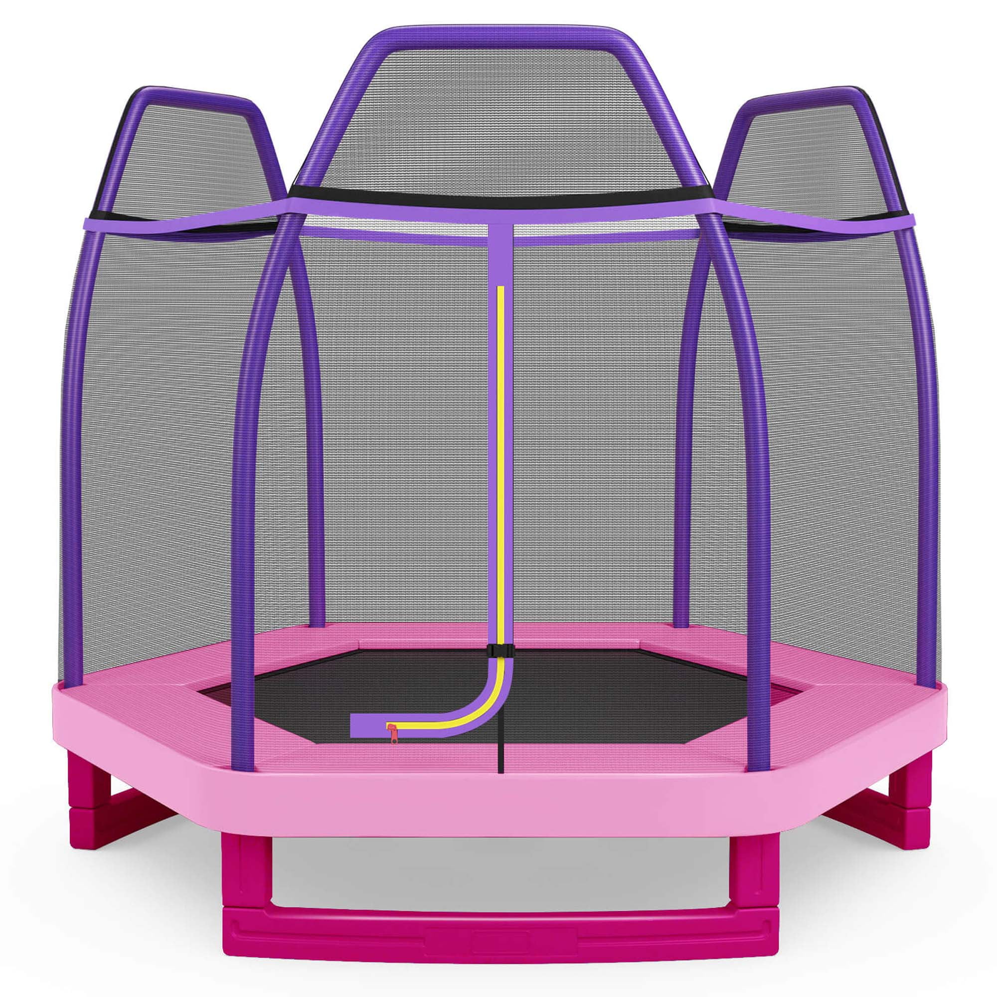 Amazon.com: TOYMATE Kids Trampoline with Safety Enclosure