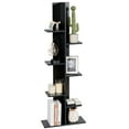 thumbnail image 1 of Costway 7-Tier Bookshelf Bookcase Plant Display Shelf Rack Storage Holder Wooden Black, 1 of 12