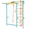 thumbnail image 1 of Costway 7 in 1 Kids Indoor Gym Playground Swedish Wall Ladder Children Home Climbing Gym Solid Wall Set Up, 1 of 11