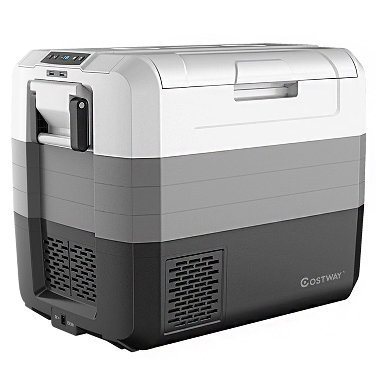 Costway 70 Quart Portable Fridge Freezer for Travel - Electric Mini ...