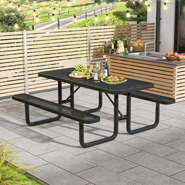 Camping table with bench seats hotsell