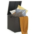 thumbnail image 1 of Costway  72 Gallon Patio Rattan Wicker Storage Deck Box Container with Liner Garden, 1 of 10