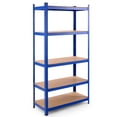 thumbnail image 1 of Costway 72'' Heavy Duty Steel 5 Level Garage Shelf Metal Storage Adjustable Shelves Blue, 1 of 11