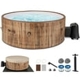 thumbnail image 1 of Costway 72" Inflatable Hot Tub SPA with 120 Air Jets Electric Heater Pump Manual Air Pump, 1 of 11