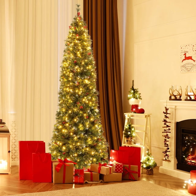 8 Ft Pre Lit Christmas Tree Clearancenull