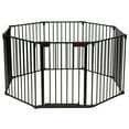 thumbnail image 1 of Costway 8 Panel Baby Safe Metal Gate Play Yard Pet Fence Adjustable 48" x 46.5" x 29" Black, 1 of 12