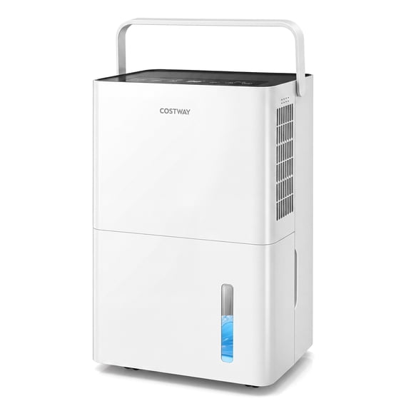 Costway 80 Pint Dehumidifier for Home, Compressor Dehumidifier with Drain Hose 4000 Sq.Ft Coverage Area