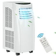 thumbnail image 1 of Costway 8000 BTU ASHRAE Portable Air Conditioner & Dehumidifier Function Remote w/ Window Kit  White, 1 of 11