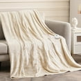 thumbnail image 1 of Costway 84'' x 90'' Flannel Heated Blanket  Throw w/ Dual Controller Beige, 1 of 9