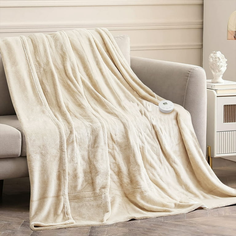 Electric Blanket Queen Size 84x90, Heated Blanket with Dual