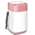 thumbnail image 1 of Costway 8lbs Portable Fully Automatic Washing Machine W/ Drain Pump Pink, 1 of 11