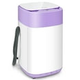 thumbnail image 1 of Costway 8lbs Portable Fully Automatic Washing Machine W/ Drain Pump Purple, 1 of 11