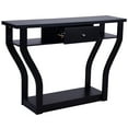 thumbnail image 1 of Costway Accent Console Table Modern Sofa Entryway Hallway Hall Furniture with Drawer Black, 1 of 8