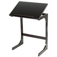 thumbnail image 1 of Costway Adjustable TV Tray C-Shape Sofa Couch End Table Laptop Desk W/Tilting Top Bamboo, 1 of 12