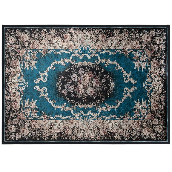 Costway Area Rug 5'4'' x 7'7'' Non-Shedding Anti-slip Carpet Vintage Living Room Bedroom
