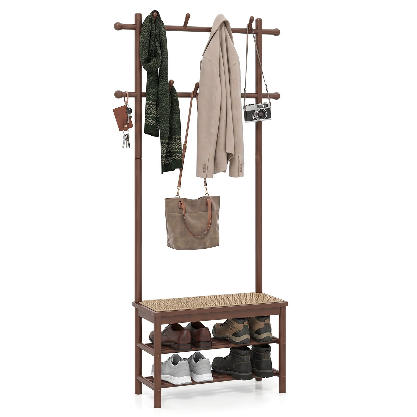 Costway-Bamboo-Coat-Rack-with-