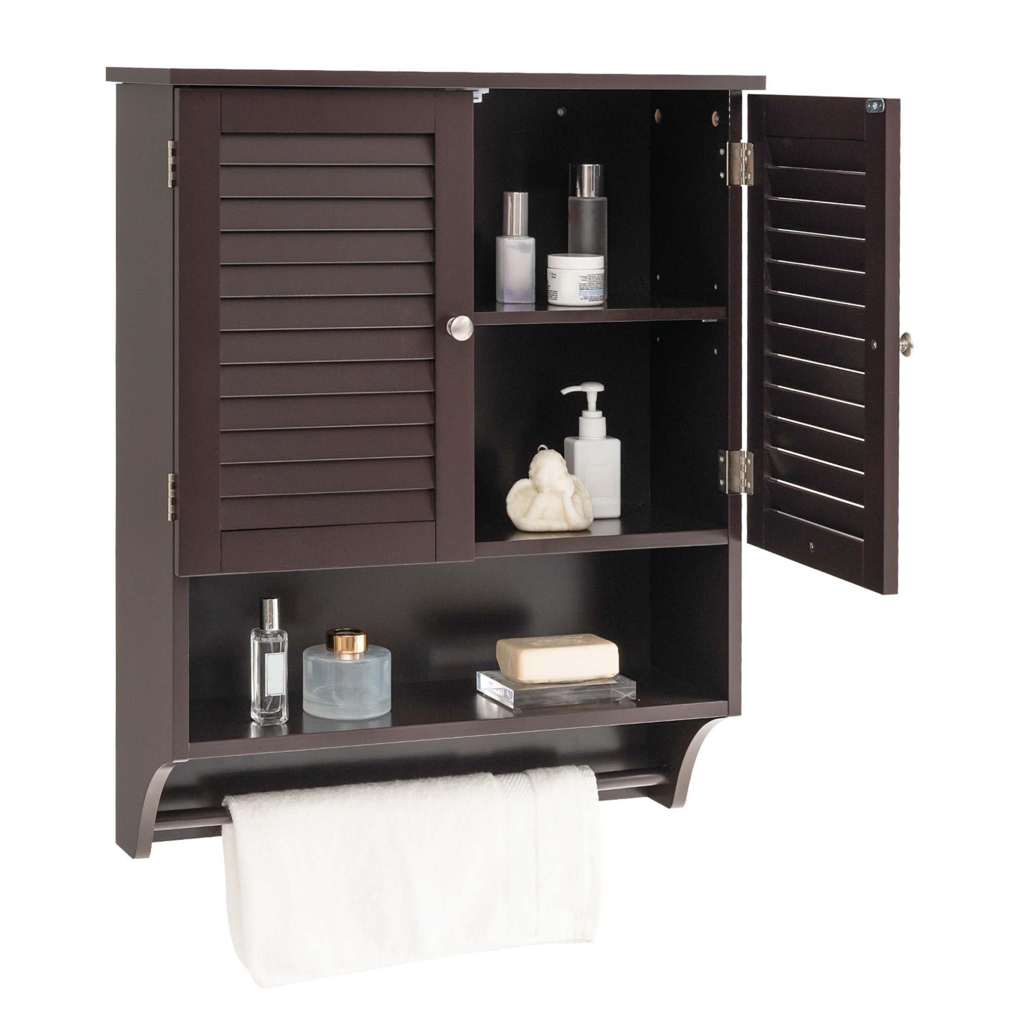 Costway Bathroom Wall Mounted Medicine Cabinet Storage with 