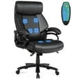 thumbnail image 1 of Costway Big and Tall Office Chair 500lbs with 6-Point Massage Wide Seat & Padded Armrests, 1 of 8