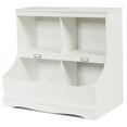 thumbnail image 1 of Costway Children's Multi-Functional Bookcase Toy Storage Bin Kids Floor Cabinet White, 1 of 12