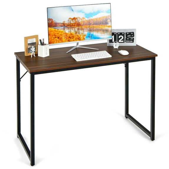 Costway Computer Desk Writing Workstation Study Laptop Table Home Office Coffee
