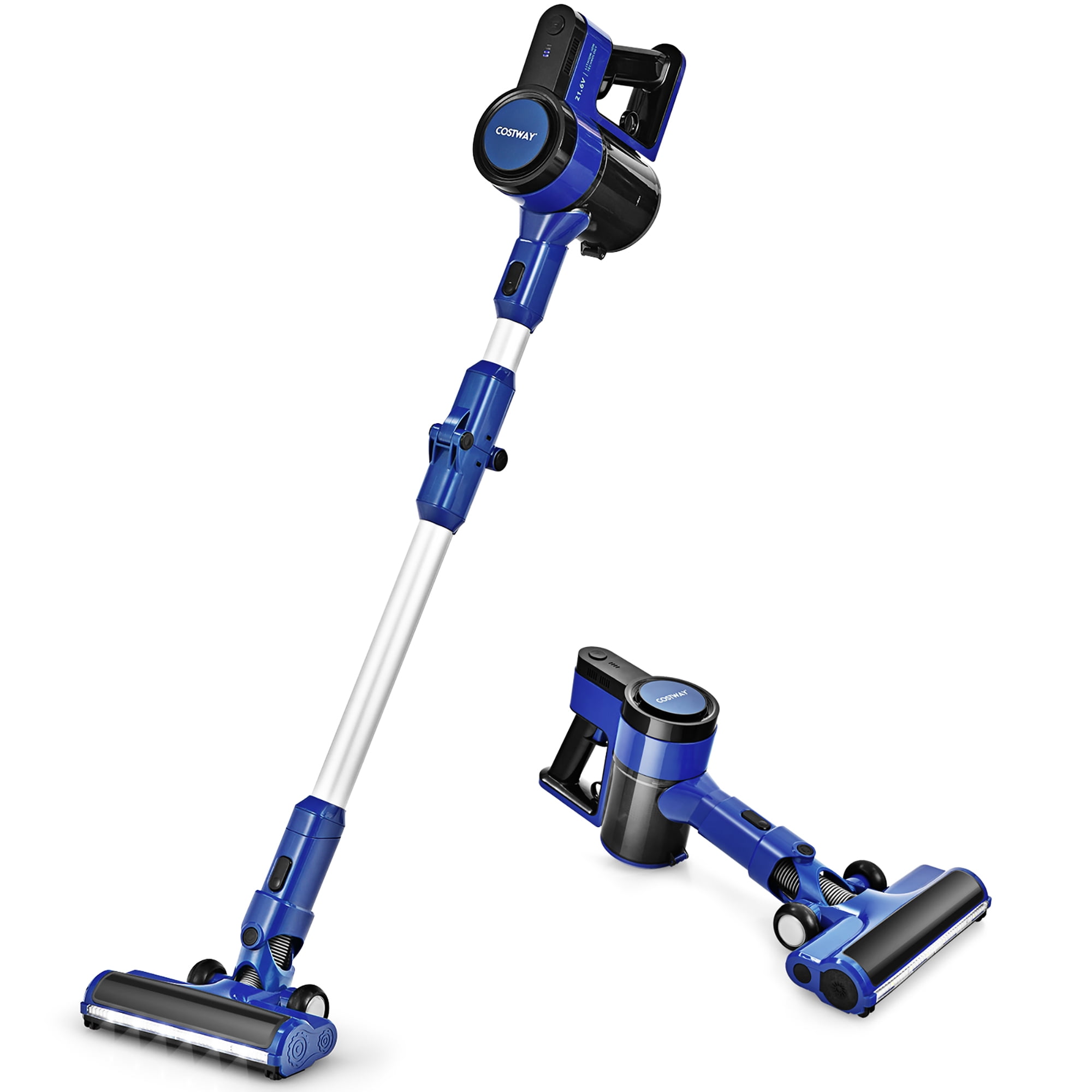 iQ Handi Vac® 2 in 1 Hand & Stick Vac Vacuum with Cyclonic Action - Blue