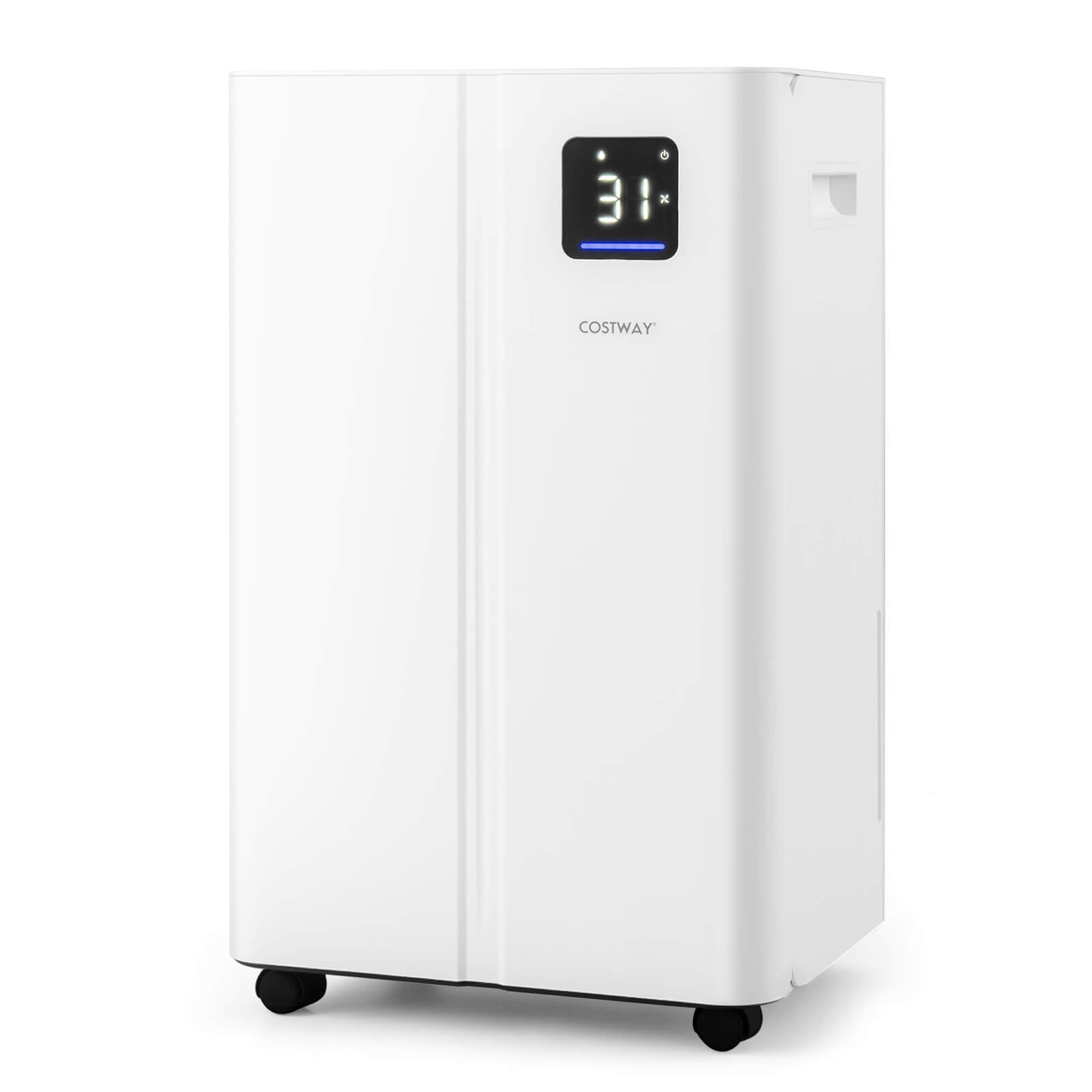 Costway 16-Pint(DOE) Dehumidifier for Basement with 4L Water Tank 4500 Sq.Ft (MAX 54Pint at 95°F, 90%RH)