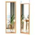 Costway Door Wall Mounted FullLength Mirror in Living Room, Golden