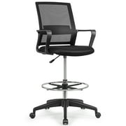 Costway Drafting Chair Tall Office Chair Adjustable Height w/Footrest