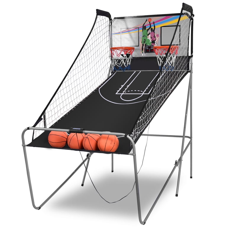 Costway Dual LED Basketball Arcade Game, 8 Game Modes, Electronic